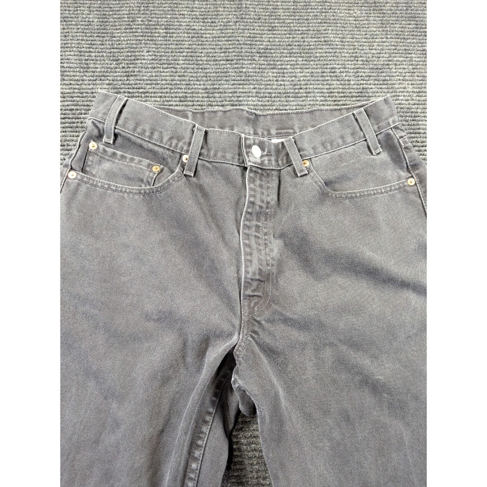 Levi's 550 Relaxed Fit Jeans Mens 36x36 Gray Denim Cotton Mid Rise Straight Leg - Picture 5 of 16